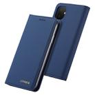 For iPhone 11 LC.IMEEKE LC-002 Series Skin Hand Feeling PU + TPU Horizontal Flip Leather Case with Holder & Card Slot & Wallet(Blue) - 1