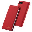 For iPhone SE 2022 / SE 2020 / 8 / 7 LC.IMEEKE LC-002 Series Skin Hand Feeling PU + TPU Horizontal Flip Leather Case with Holder & Card Slot & Wallet(Red) - 1