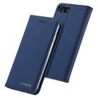 For iPhone 8 Plus / 7 Plus LC.IMEEKE LC-002 Series Skin Hand Feeling PU + TPU Horizontal Flip Leather Case with Holder & Card Slot & Wallet(Blue) - 1