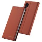 For Galaxy Note 10 Plus LC.IMEEKE LC-002 Series Skin Hand Feeling PU + TPU Horizontal Flip Leather Case with Holder & Card Slot & Wallet(Brown) - 1