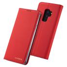 For Galaxy S9 LC.IMEEKE LC-002 Series Skin Hand Feeling PU + TPU Horizontal Flip Leather Case with Holder & Card Slot & Wallet(Red) - 1