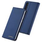 For Huawei P30 LC.IMEEKE LC-002 Series Skin Hand Feeling PU + TPU Horizontal Flip Leather Case with Holder & Card Slot & Wallet(Blue) - 1