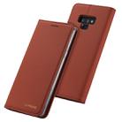 For Galaxy Note9 LC.IMEEKE LC-002 Series Skin Hand Feeling PU + TPU Horizontal Flip Leather Case with Holder & Card Slot & Wallet(Brown) - 1