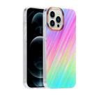 For iPhone 13 Pro Max Glitter Powder Electroplating Color Marble Shockproof Phone Case (Meteor C3) - 1