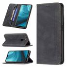 For OPPO A7 Magnetic RFID Blocking Anti-Theft Leather Case with Holder & Card Slots & Wallet(Black) - 1