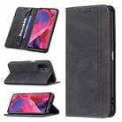 For OPPO A74 5G / A93 5G / A54 5G Magnetic RFID Blocking Anti-Theft Leather Case with Holder & Card Slots & Wallet(Black) - 1