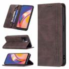 For OPPO A94 4G / Reno5 / F19 Pro Magnetic RFID Blocking Anti-Theft Leather Case with Holder & Card Slots & Wallet(Brown) - 1