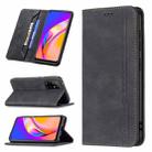 For OPPO A94 5G/F19 Pro Plus/Reno5 Z 5G Magnetic RFID Blocking Anti-Theft Leather Case with Holder & Card Slots & Wallet(Black) - 1