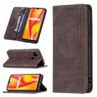 For OPPO Realme C15 / C12 / C25 Magnetic RFID Blocking Anti-Theft Leather Case with Holder & Card Slots & Wallet(Brown) - 1