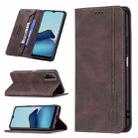 For vivo Y20 Magnetic RFID Blocking Anti-Theft Leather Case with Holder & Card Slots & Wallet(Brown) - 1