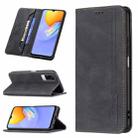 For vivo Y51 2020 / Y51a / Y51s Magnetic RFID Blocking Anti-Theft Leather Case with Holder & Card Slots & Wallet(Black) - 1