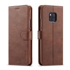 For Huawei Mate 20 Pro LC.IMEEKE Calf Texture Horizontal Flip Leather Case, with Holder & Card Slots & Wallet(Brown) - 1