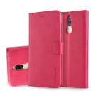 For Huawei Mate 10 Lite / Maimang 6 LC.IMEEKE Calf Texture Horizontal Flip Leather Case, with Holder & Card Slots & Wallet(Rose Red) - 1