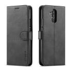 For Huawei Mate 20 Lite / Maimang 7 LC.IMEEKE Calf Texture Horizontal Flip Leather Case, with Holder & Card Slots & Wallet(Black) - 1