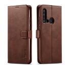 For Huawei P20 Lite 2019 / Nova 5i LC.IMEEKE Calf Texture Horizontal Flip Leather Case, with Holder & Card Slots & Wallet(Brown) - 1