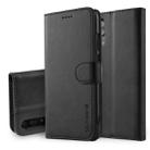 For Huawei P20 LC.IMEEKE Calf Texture Horizontal Flip Leather Case, with Holder & Card Slots & Wallet(Black) - 1