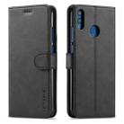 For Huawei Y9 (2019) / Enjoy 9 Plus LC.IMEEKE Calf Texture Horizontal Flip Leather Case, with Holder & Card Slots & Wallet(Black) - 1