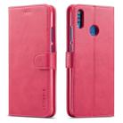 For Huawei Y9 (2019) / Enjoy 9 Plus LC.IMEEKE Calf Texture Horizontal Flip Leather Case, with Holder & Card Slots & Wallet(Rose Red) - 1