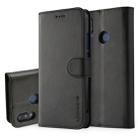 For Huawei P20 Lite / Nova 3e LC.IMEEKE Calf Texture Horizontal Flip Leather Case, with Holder & Card Slots & Wallet(Black) - 1