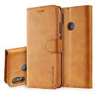 For Huawei P20 Lite / Nova 3e LC.IMEEKE Calf Texture Horizontal Flip Leather Case, with Holder & Card Slots & Wallet(Yellow) - 1