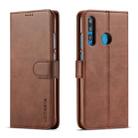 For Huawei P Smart Plus (2019) / Honor 10i / 20i / Enjoy 9s / Maimang 8 LC.IMEEKE Calf Texture Horizontal Flip Leather Case, with Holder & Card Slots & Wallet(Brown) - 1