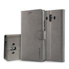 For Huawei Mate 10 LC.IMEEKE Calf Texture Horizontal Flip Leather Case, with Holder & Card Slots & Wallet(Grey) - 1
