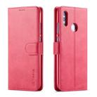 For Huawei P Smart (2019) / Honor 10 Lite LC.IMEEKE Calf Texture Horizontal Flip Leather Case, with Holder & Card Slots & Wallet(Rose Red) - 1