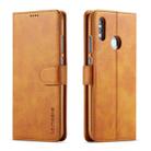 For Huawei P Smart (2019) / Honor 10 Lite LC.IMEEKE Calf Texture Horizontal Flip Leather Case, with Holder & Card Slots & Wallet(Yellow) - 1