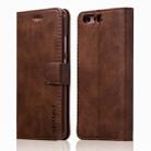 For Huawei P10 LC.IMEEKE Calf Texture Horizontal Flip Leather Case, with Holder & Card Slots & Wallet(Brown) - 1