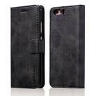 For Huawei P10 LC.IMEEKE Calf Texture Horizontal Flip Leather Case, with Holder & Card Slots & Wallet(Black) - 1