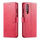 For Huawei P30 LC.IMEEKE Calf Texture Horizontal Flip Leather Case, with Holder & Card Slots & Wallet(Rose Red) - 1