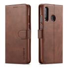 For Huawei P30 Lite / Nova 4e LC.IMEEKE Calf Texture Horizontal Flip Leather Case, with Holder & Card Slots & Wallet(Brown) - 1