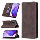 For Xiaomi Mi 10T 5G/10T Pro 5G/Redmi 30S Magnetic RFID Blocking Anti-Theft Leather Case with Holder & Card Slots & Wallet(Brown) - 1