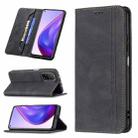 For Xiaomi Mi 10T 5G/10T Pro 5G/Redmi 30S Magnetic RFID Blocking Anti-Theft Leather Case with Holder & Card Slots & Wallet(Black) - 1