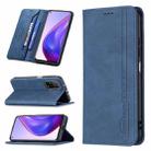 For Xiaomi Mi 10T 5G/10T Pro 5G/Redmi 30S Magnetic RFID Blocking Anti-Theft Leather Case with Holder & Card Slots & Wallet(Blue) - 1