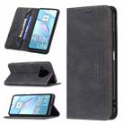 For Xiaomi Mi 10T Lite 5G Magnetic RFID Blocking Anti-Theft Leather Case with Holder & Card Slots & Wallet(Black) - 1