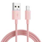 JOYROOM S-1030M13 USB to 8 Pin Colorful Fast Charging Data Cable, Cable Length:1m(Pink) - 1