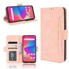 For BLU G91 Skin Feel Calf Pattern Horizontal Flip Leather Case with Holder & Card Slots & Photo Frame(Pink) - 1