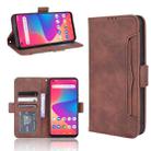 For BLU G91 Skin Feel Calf Pattern Horizontal Flip Leather Case with Holder & Card Slots & Photo Frame(Brown) - 1