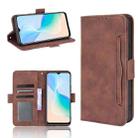 For vivo Y33S / Y21 / Y21S Skin Feel Calf Pattern Horizontal Flip Leather Case with Holder & Card Slots & Photo Frame(Brown) - 1