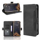 For Doogee S88 Plus / S88 Pro Skin Feel Calf Pattern Horizontal Flip Leather Case with Holder & Card Slots & Photo Frame(Black) - 1