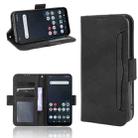 For Fujitsu Arrows We Skin Feel Calf Pattern Horizontal Flip Leather Case with Holder & Card Slots & Photo Frame(Black) - 1