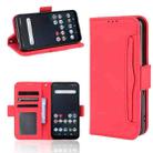 For Fujitsu Arrows We Skin Feel Calf Pattern Horizontal Flip Leather Case with Holder & Card Slots & Photo Frame(Red) - 1