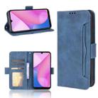 For Blackview Oscal C20 Skin Feel Calf Pattern Horizontal Flip Leather Case with Holder & Card Slots & Photo Frame(Blue) - 1