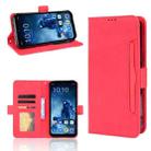 For Oukitel WP13 5G Skin Feel Calf Pattern Horizontal Flip Leather Case with Holder & Card Slots & Photo Frame(Red) - 1