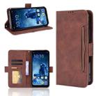 For Oukitel WP13 5G Skin Feel Calf Pattern Horizontal Flip Leather Case with Holder & Card Slots & Photo Frame(Brown) - 1