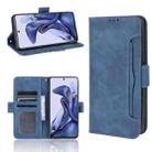 For Xiaomi 11T / 11T Pro Skin Feel Calf Pattern Horizontal Flip Leather Case with Holder & Card Slots & Photo Frame(Blue) - 1