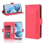 For Xiaomi Civi Skin Feel Calf Pattern Horizontal Flip Leather Case with Holder & Card Slots & Photo Frame(Red) - 1