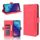 For ZTE Blade V30 Vita / V2022 Skin Feel Calf Pattern Horizontal Flip Leather Case with Holder & Card Slots & Photo Frame(Red) - 1