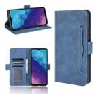 For ZTE Blade V30 Vita / V2022 Skin Feel Calf Pattern Horizontal Flip Leather Case with Holder & Card Slots & Photo Frame(Blue) - 1